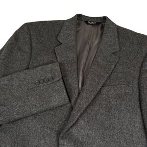 Jos A Bank Mens 43L Gray‎ Camel Hair Two Button Blazer Sport Coat Jacket